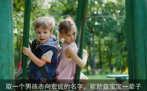 取一个男孩志向宏远的名字，能助益宝宝一辈子
