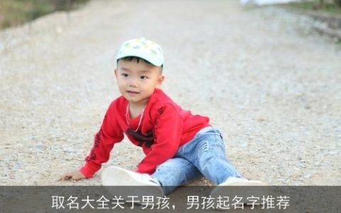 取名大全关于男孩，男孩起名字推荐