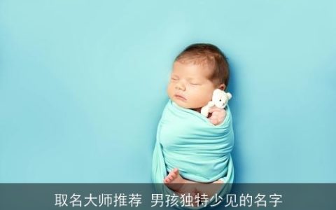 取名大师推荐 男孩独特少见的名字