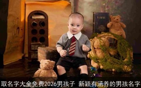 取名字大全免费2026男孩子 新颖有涵养的男孩名字