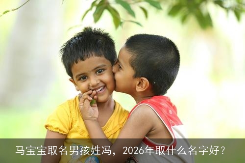 马宝宝取名男孩姓冯，2026年取什么名字好？