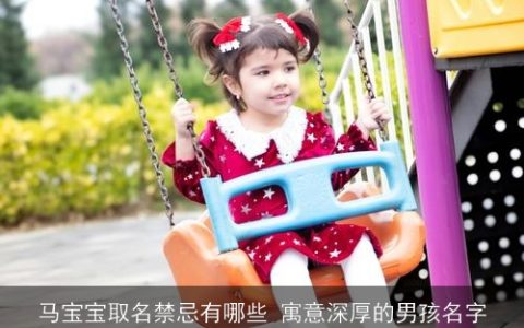 马宝宝取名禁忌有哪些 寓意深厚的男孩名字