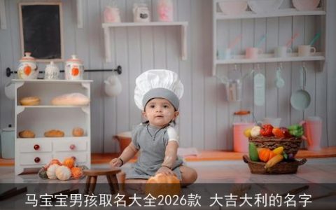 马宝宝男孩取名大全2026款 大吉大利的名字