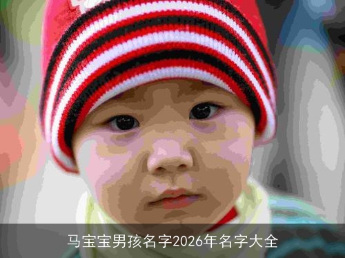 马宝宝男孩名字2026年名字大全