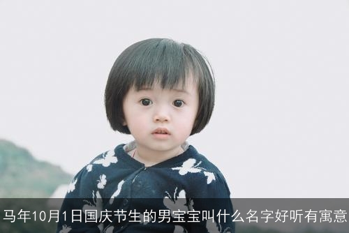 马年10月1日国庆节生的男宝宝叫什么名字好听有寓意
