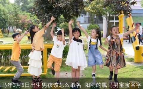 马年3月5日出生男孩该怎么取名 阳刚的属马男宝宝名字