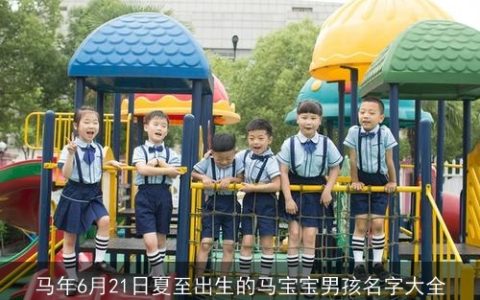 马年6月21日夏至出生的马宝宝男孩名字大全