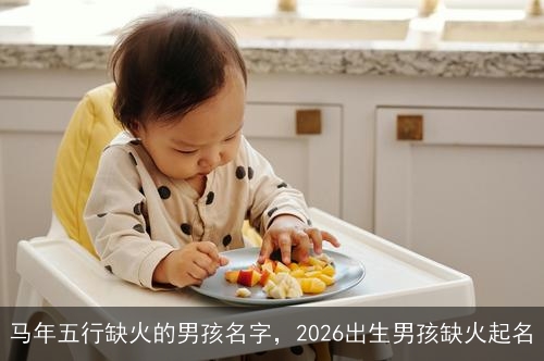 马年五行缺火的男孩名字，2026出生男孩缺火起名