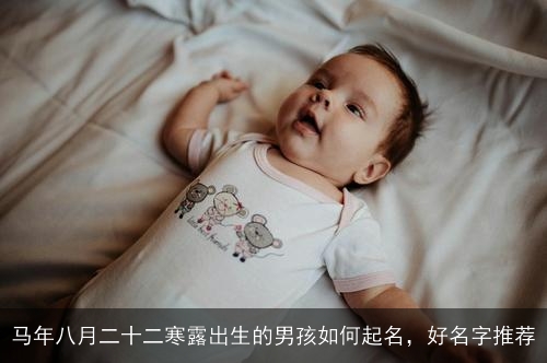 马年八月二十二寒露出生的男孩如何起名，好名字推荐