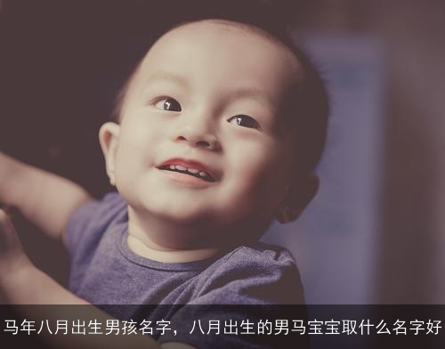 马年八月出生男孩名字，八月出生的男马宝宝取什么名字好