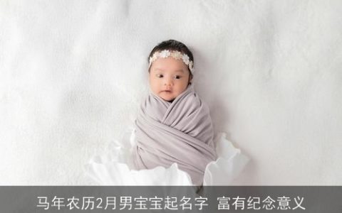 马年农历2月男宝宝起名字 富有纪念意义