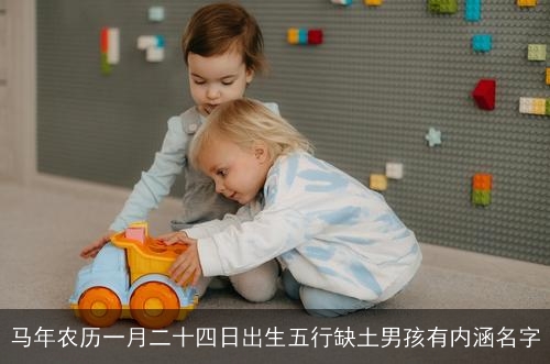 马年农历一月二十四日出生五行缺土男孩有内涵名字