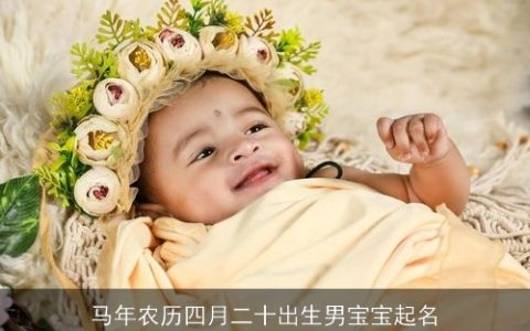 马年农历四月二十出生男宝宝起名