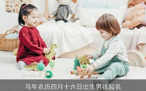 马年农历四月十六日出生男孩起名