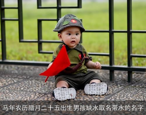 马年农历腊月二十五出生男孩缺水取名带水的名字