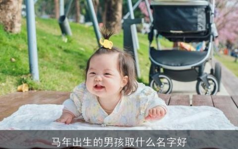 马年出生的男孩取什么名字好