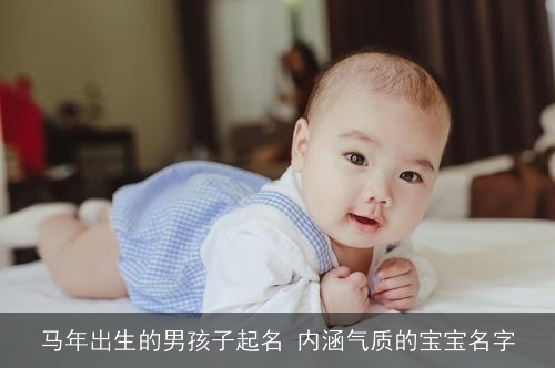 马年出生的男孩子起名 内涵气质的宝宝名字