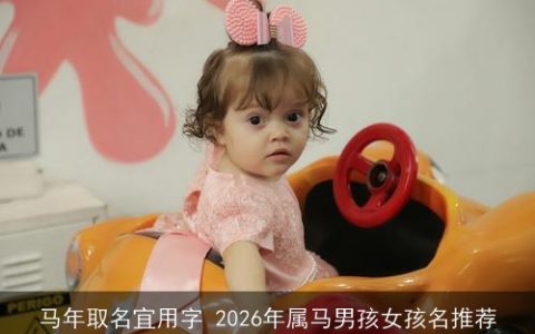 马年取名宜用字 2026年属马男孩女孩名推荐