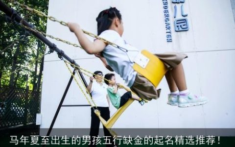 马年夏至出生的男孩五行缺金的起名精选推荐！