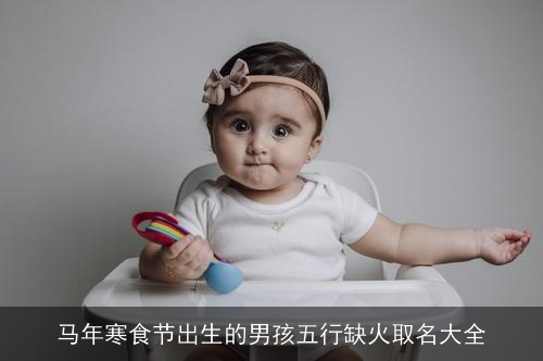 马年寒食节出生的男孩五行缺火取名大全
