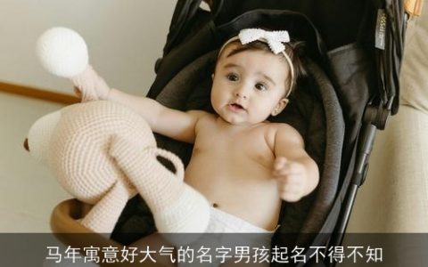马年寓意好大气的名字男孩起名不得不知