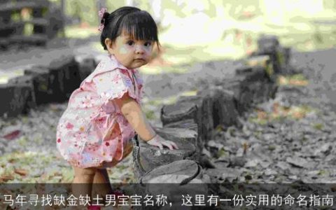 马年寻找缺金缺土男宝宝名称，这里有一份实用的命名指南