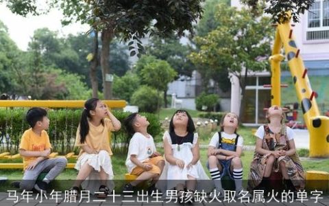 马年小年腊月二十三出生男孩缺火取名属火的单字