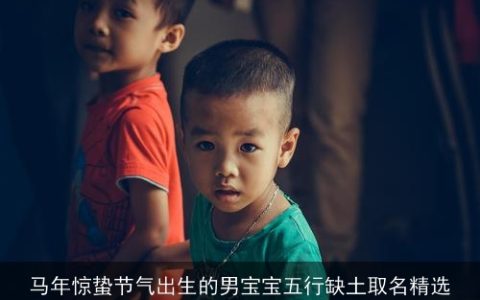 马年惊蛰节气出生的男宝宝五行缺土取名精选