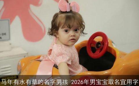 马年有水有草的名字男孩 2026年男宝宝取名宜用字