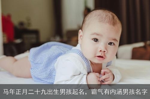 马年正月二十九出生男孩起名，霸气有内涵男孩名字