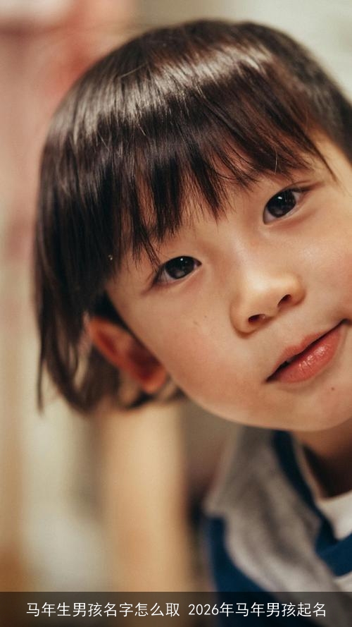 马年生男孩名字怎么取 2026年马年男孩起名