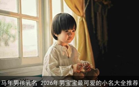 马年男孩乳名 2026年男宝宝最可爱的小名大全推荐