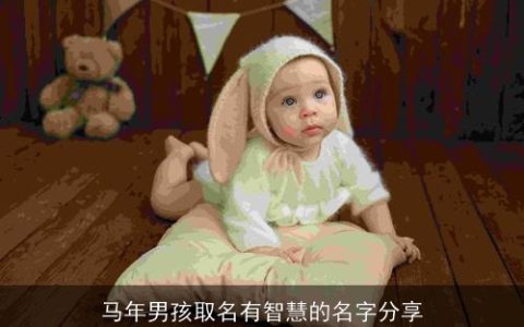 马年男孩取名有智慧的名字分享