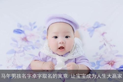 马年男孩名字卓字取名的寓意 让宝宝成为人生大赢家