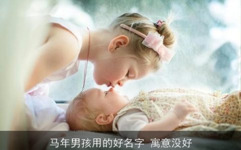 马年男孩用的好名字 寓意没好