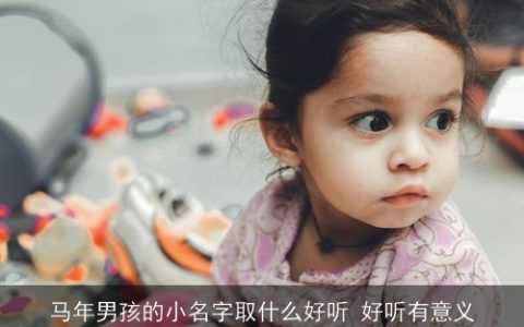 马年男孩的小名字取什么好听 好听有意义
