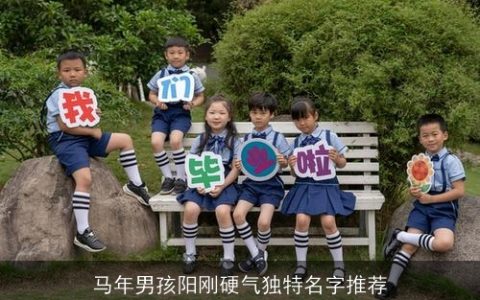 马年男孩阳刚硬气独特名字推荐