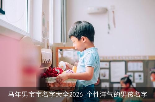 马年男宝宝名字大全2026 个性洋气的男孩名字