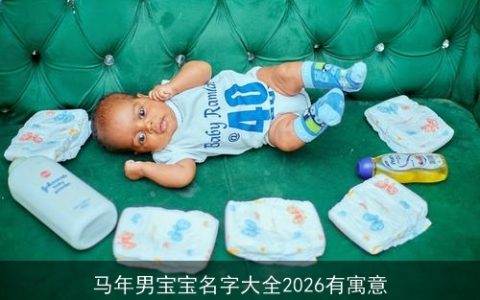 马年男宝宝名字大全2026有寓意