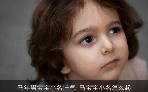 马年男宝宝小名洋气 马宝宝小名怎么起