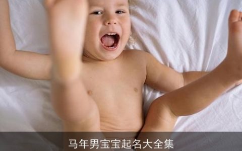 马年男宝宝起名大全集