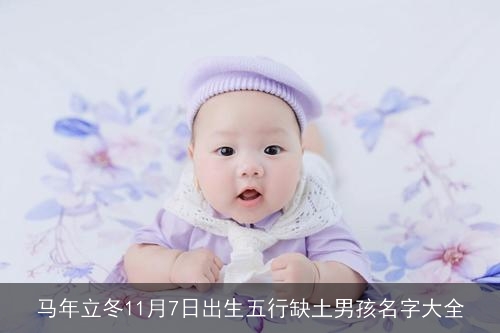 马年立冬11月7日出生五行缺土男孩名字大全