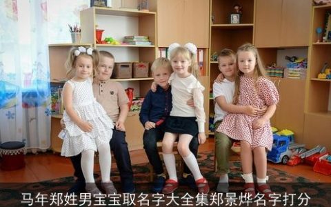 马年郑姓男宝宝取名字大全集郑景烨名字打分