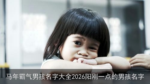 马年霸气男孩名字大全2026阳刚一点的男孩名字