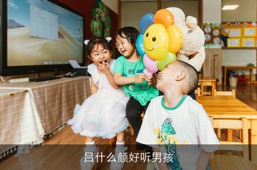 吕什么颜好听男孩