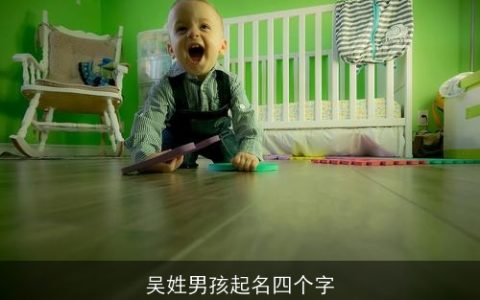 吴姓男孩起名四个字