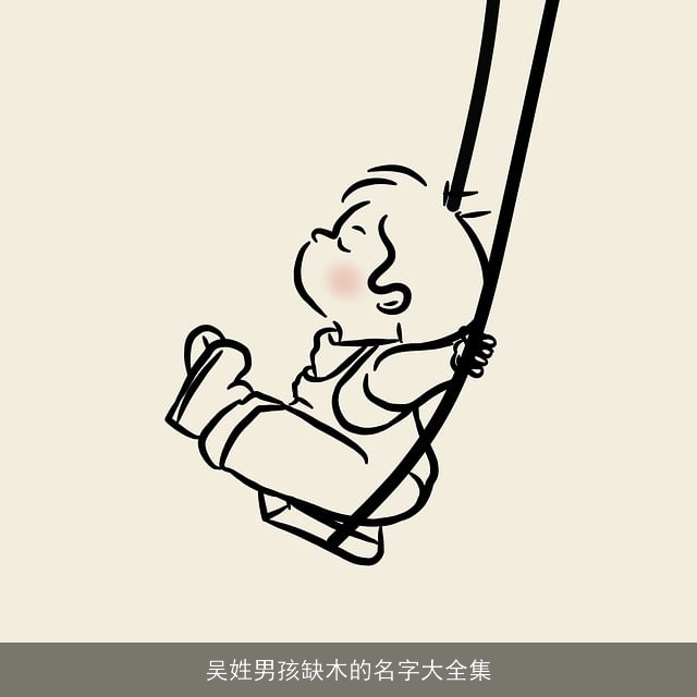 吴姓男孩缺木的名字大全集