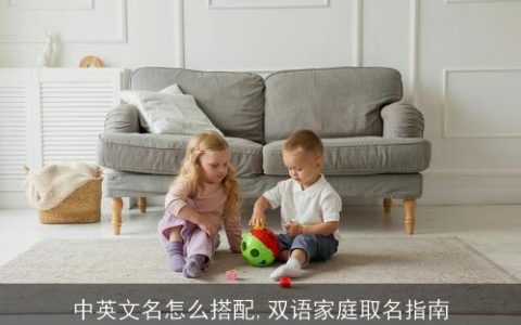 中英文名怎么搭配,双语家庭取名指南