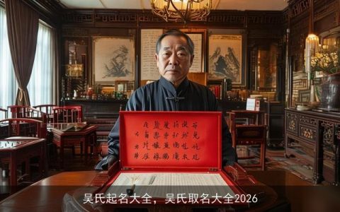 吴氏起名大全，吴氏取名大全2026