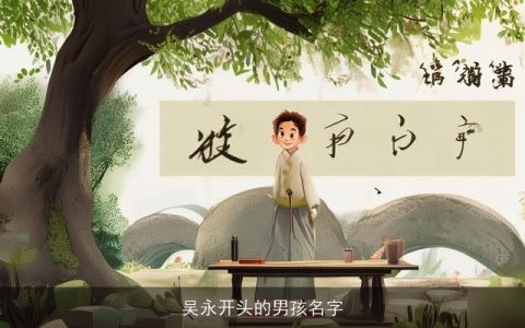 吴永开头的男孩名字